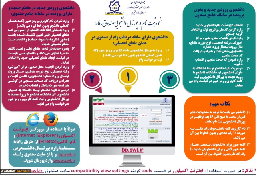 نحوه ثبت نام در پرتال دانشجویی جهت دریافت وام 2