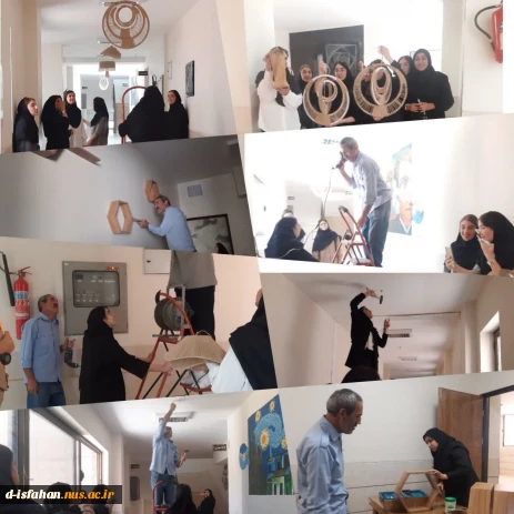 ساخت انواع دست سازه های خلاقانه معماری  و سازه از سقف با نخ کنفی و چوب